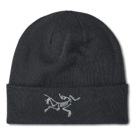 Bonnet avec oiseau brodé « Noir »