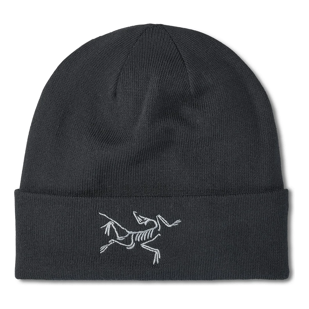 Bonnet avec oiseau brodé « Noir »