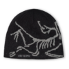 Bonnet Bird Head « Black Grey »