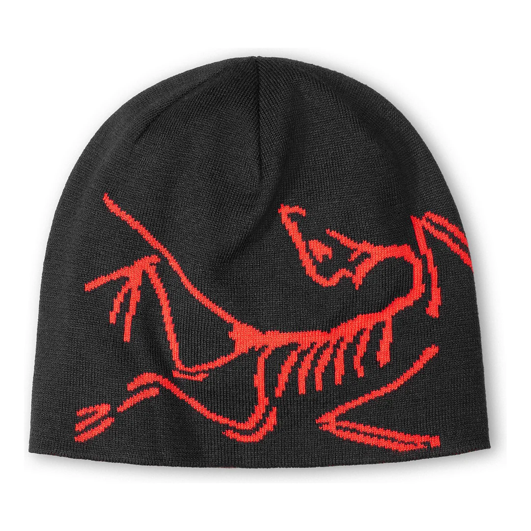 Bonnet léger « Bird Head » « Noir Rouge »