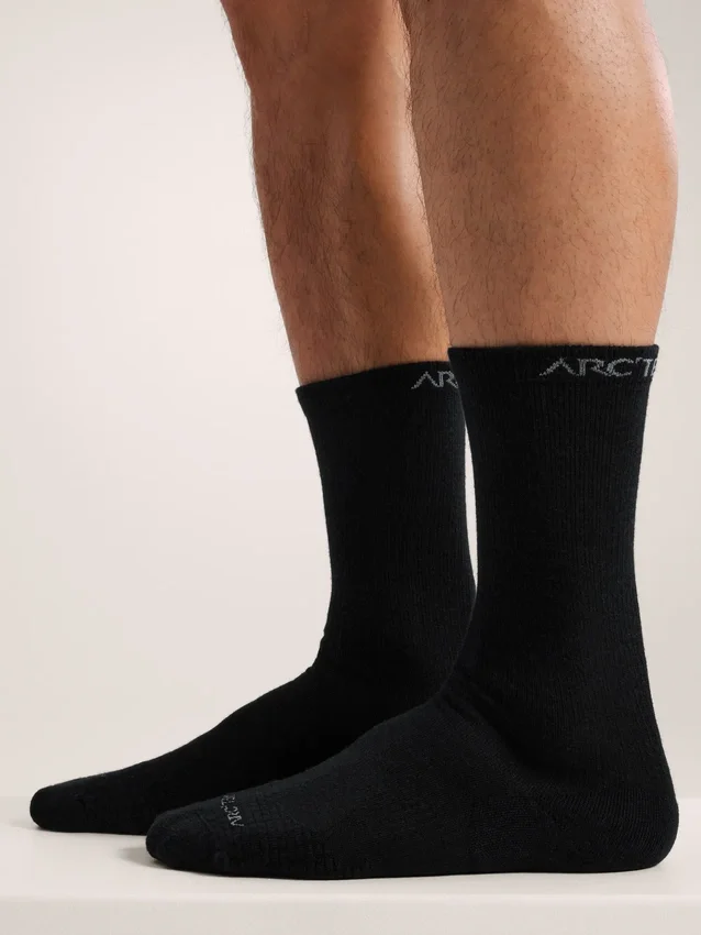 Chaussettes mi-hautes en laine mérinos