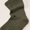 Chaussettes mi-hautes en laine mérinos