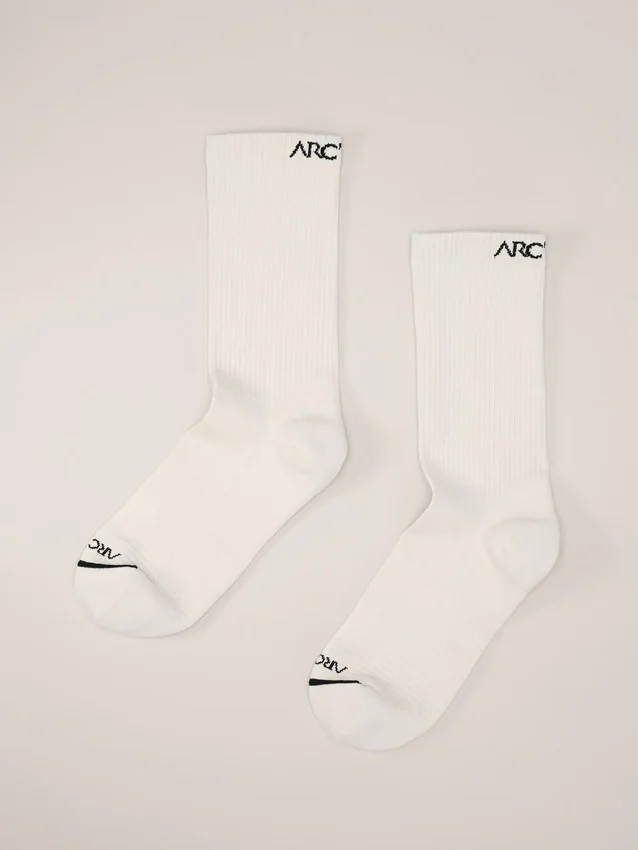 Chaussettes mi-hautes en matière synthétique