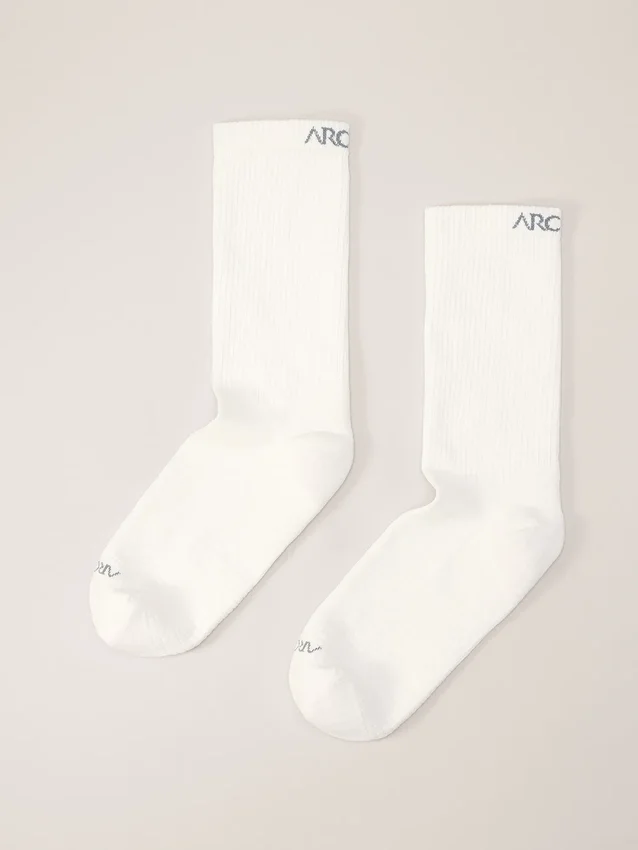 Chaussettes mi-hautes en matière synthétique