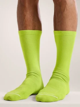 Chaussettes mi-hautes en matière synthétique