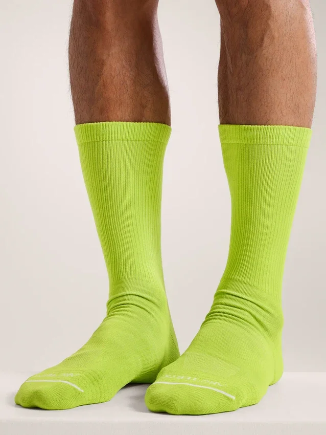 Chaussettes mi-hautes en matière synthétique