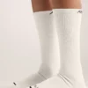 Chaussettes mi-hautes en matière synthétique