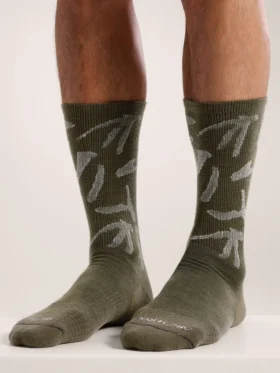 Chaussettes mi-hautes Grotto en laine mérinos