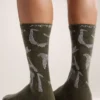 Chaussettes mi-hautes Grotto en laine mérinos