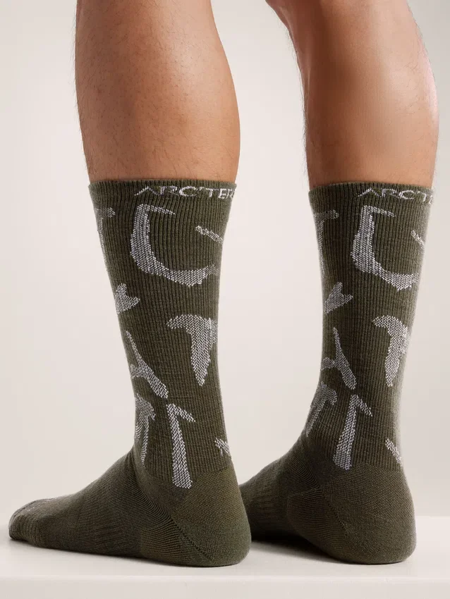 Chaussettes mi-hautes Grotto en laine mérinos