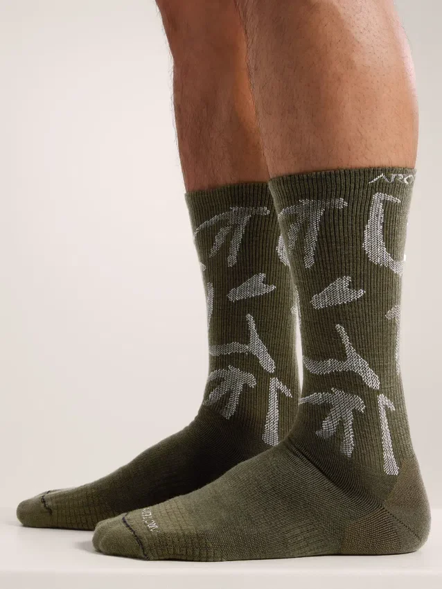 Chaussettes mi-hautes Grotto en laine mérinos