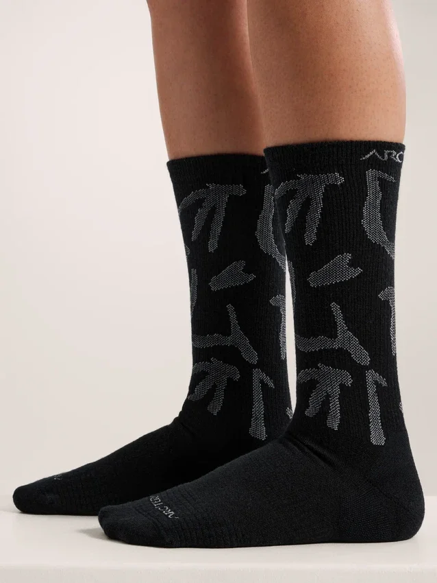 Chaussettes mi-hautes Grotto en laine mérinos