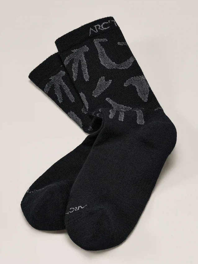 Chaussettes mi-hautes Grotto en laine mérinos