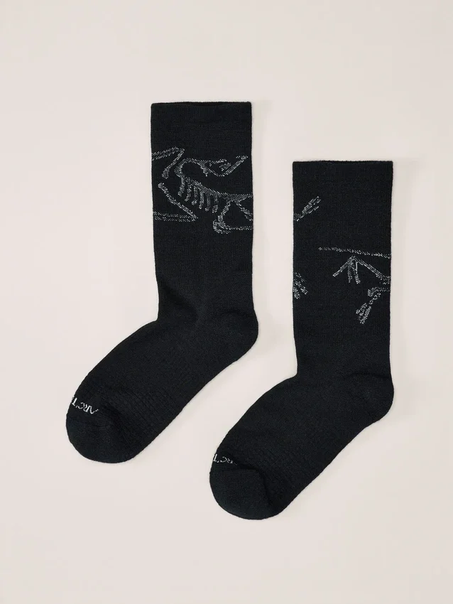 Chaussettes Mid Bird en laine mérinos