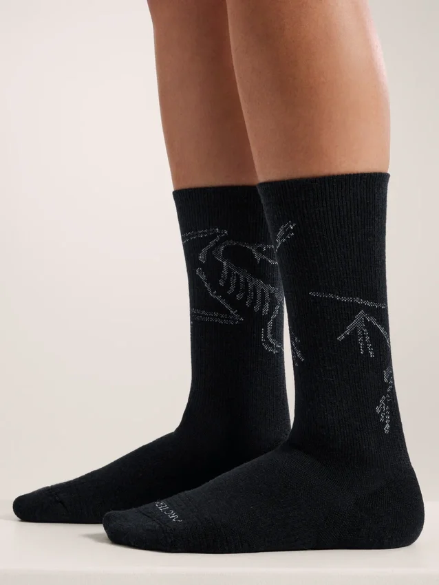 Chaussettes Mid Bird en laine mérinos