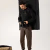 Chemise en coton Kragg à manches longues pour homme