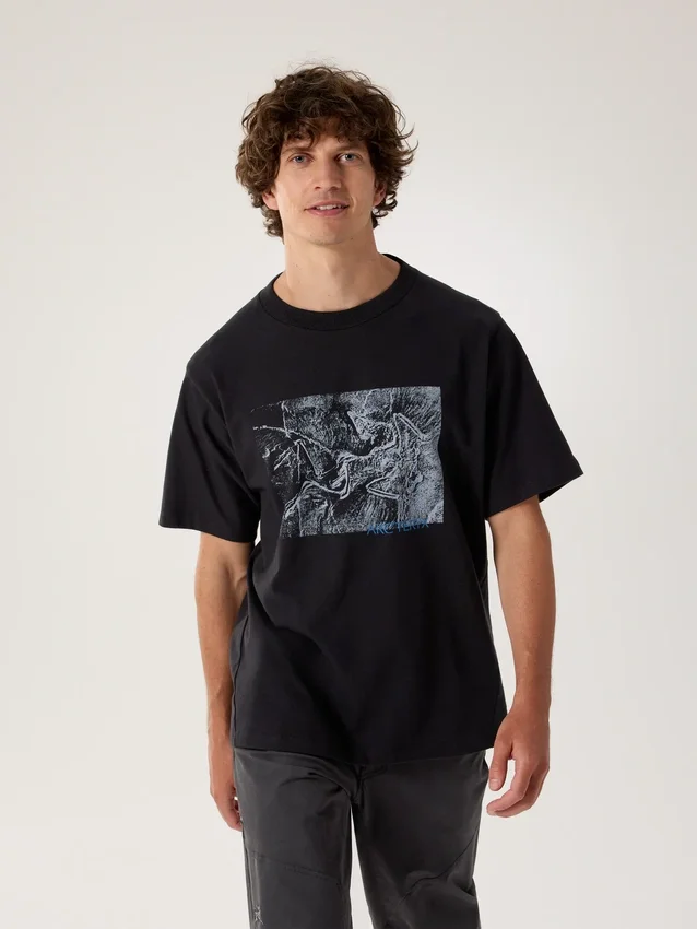 Chemise Kragg Cotton Lithographica SS pour homme
