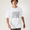 Chemise Kragg Cotton Lithographica SS pour homme