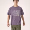 Chemise Kragg Cotton Lithographica SS pour homme