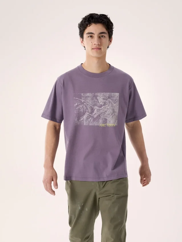 Chemise Kragg Cotton Lithographica SS pour homme