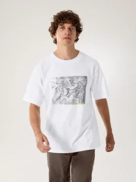 Chemise Kragg Cotton Lithographica SS pour homme