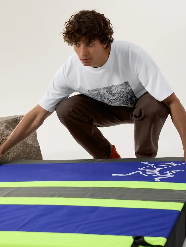 Chemise Kragg Cotton Lithographica SS pour homme