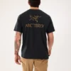 Chemise Kragg SL Cotton Bird Word à manches courtes pour homme