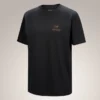 Chemise Kragg SL Cotton Bird Word à manches courtes pour homme
