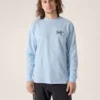 Chemise Kragg SL en coton « Bird Tile » à manches longues pour homme