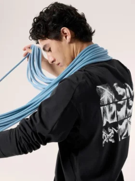 Chemise Kragg SL en coton « Bird Tile » à manches longues pour homme