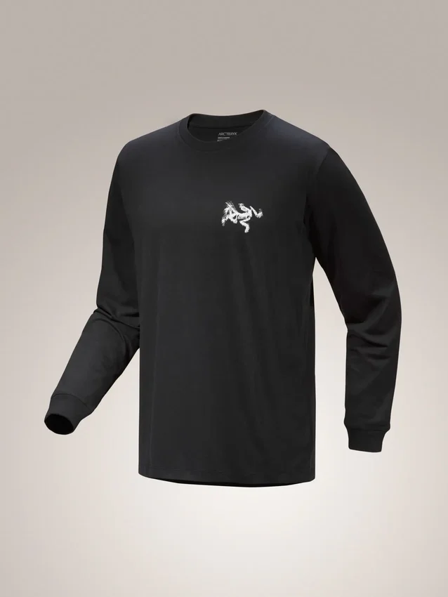 Chemise Kragg SL en coton « Bird Tile » à manches longues pour homme