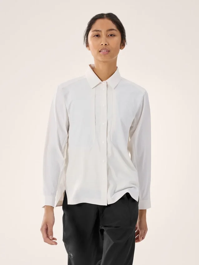Chemise Sima à manches longues pour femme