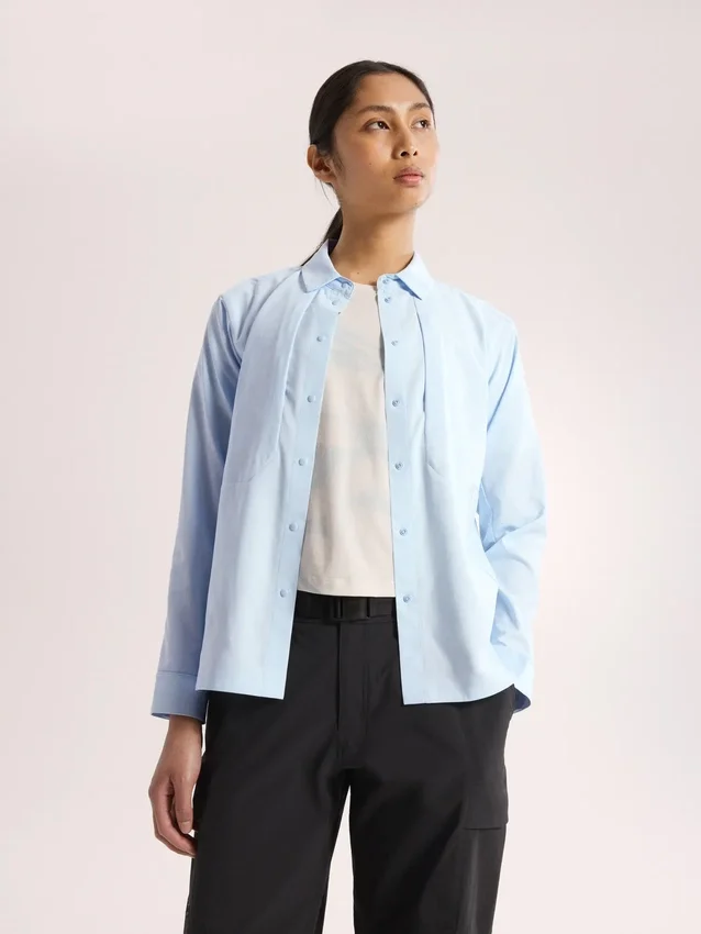 Chemise Sima à manches longues pour femme