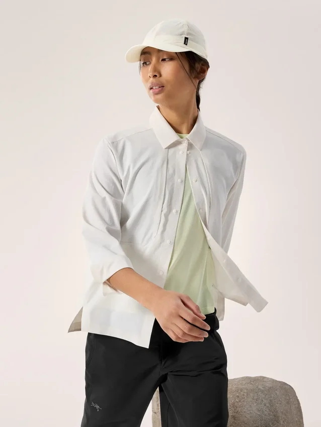 Chemise Sima à manches longues pour femme