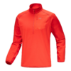 Haut à col zippé Delta 1/2 « Rouge »