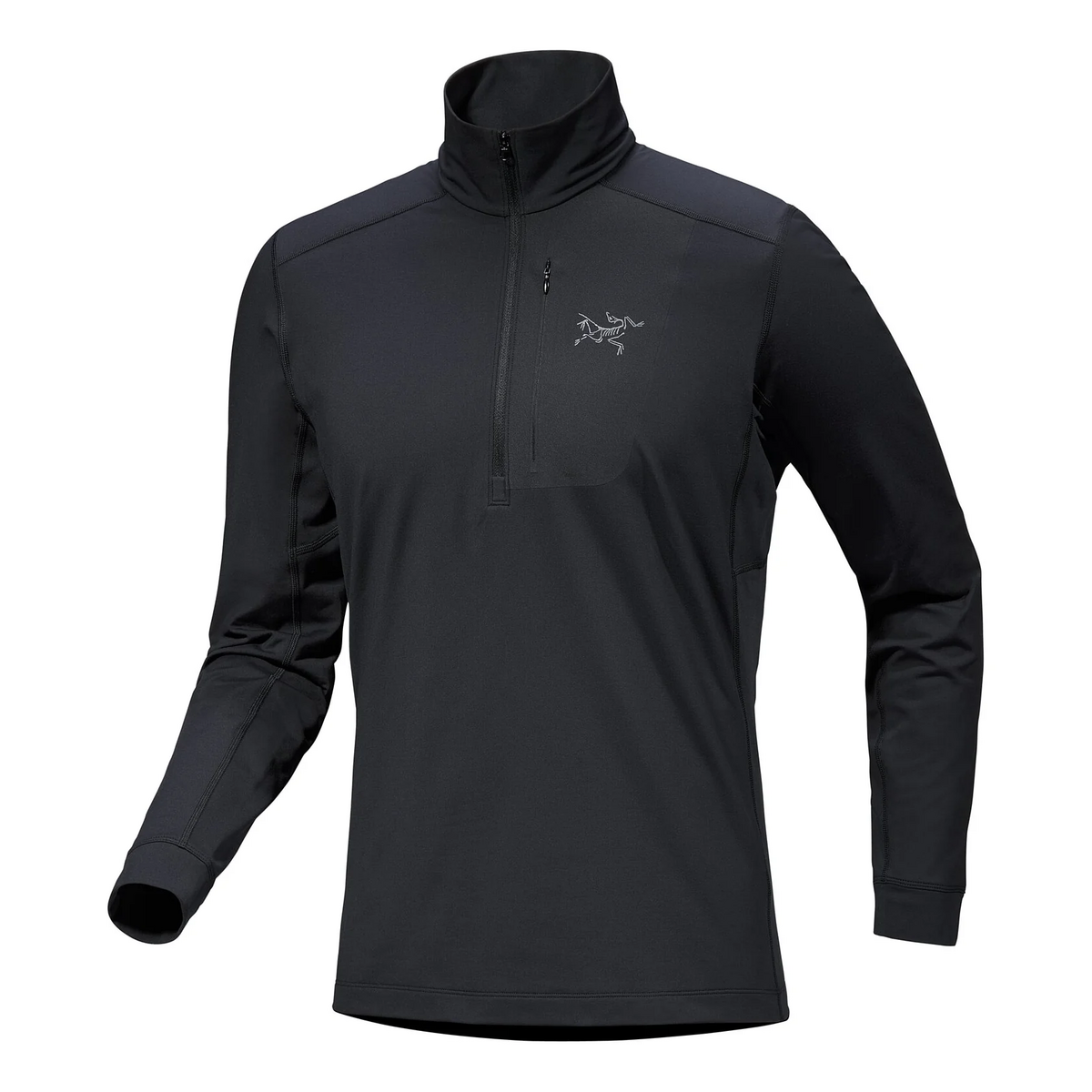 Haut à col zippé Rho LT « Black »