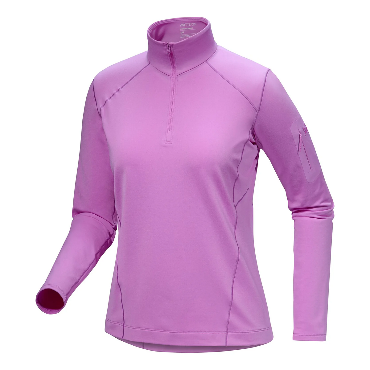 Haut à col zippé Rho « Rose »