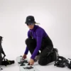 Pantalon à bretelles Rush pour femme