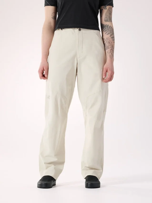 Pantalon Clarkia en coton à jambes larges pour femme