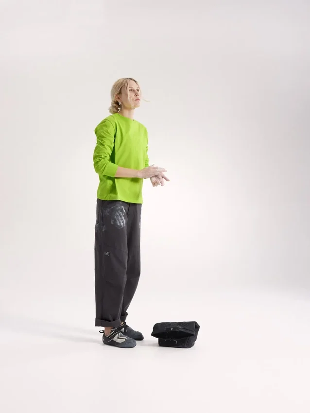 Pantalon Clarkia en coton à jambes larges pour femme
