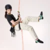 Pantalon Clarkia en coton à jambes larges pour femme