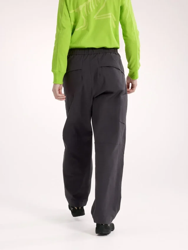 Pantalon Clarkia en coton à jambes larges pour femme