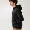 Polaire à capuche et fermeture éclair intégrale Emblem pour homme