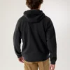 Polaire à capuche et fermeture éclair intégrale Emblem pour homme