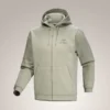 Polaires à capuche et fermeture éclair intégrale Emblem pour homme