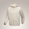 Polaires à capuche et fermeture éclair intégrale Emblem pour homme