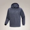 Polaires à capuche et fermeture éclair intégrale Emblem pour homme