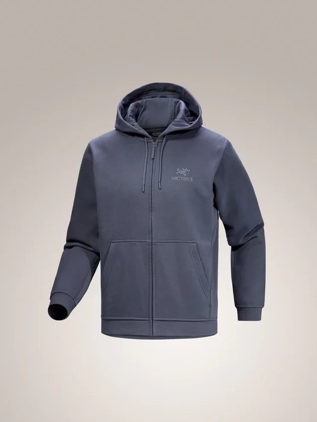 Polaires à capuche et fermeture éclair intégrale Emblem pour homme