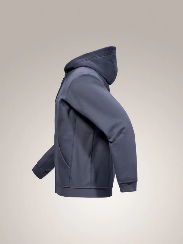 Polaires à capuche et fermeture éclair intégrale Emblem pour homme