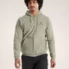 Polaires à capuche et fermeture éclair intégrale Emblem pour homme
